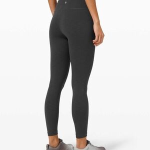 Sz 2 Lululemon Athletica Wunder Gray High-Waist Leggings
